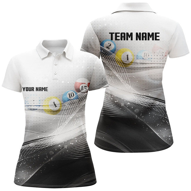 Custom Personalized Billiards Shirts Team Shirts Women's Polo Shirts S-5XL
