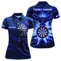 Personalized Thunder Blue Eagle Dart Polo Shirts for Women S-5XL