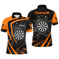 Personalized Orange Dart Shirt Men's Polo Shirt S-5XL