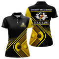 Custom Name Billiards Aim Shoot Swear Repeat 9 Ball Team Women's Polo Shirts S-5XL