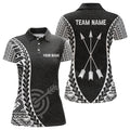 Custom Tribal Archery Team Shirt with Arrows Pattern Women's Polo Shirts S-5XL