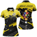 Custom Name 9 Ball Pool Team Billiard Jerseys for Women Women's Polo Shirts S-5XL