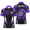 Personalized Thunder Lightning Dart Jersey Custom Team Men's Polo Shirt S-5XL