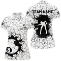Custom Personalized Billiard 8 Ball Pool Unique Billiard Women's Polo Shirts S-5XL