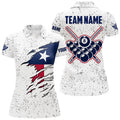 Custom 8 Ball Pool Texas Flag Personalized Billiard for Women's Polo Shirts S-5XL