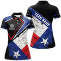 Custom Personalized Archery Texas Flag Vintage Style Women's Polo Shirts S-5XL