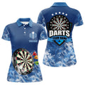 Custom Personalized Dartboard Smoke Design Polo with Team Women's Polo Shirts S-5XL
