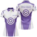 Custom Purple Archery Team Polo Shirts For Uniform Women's Polo Shirts S-5XL