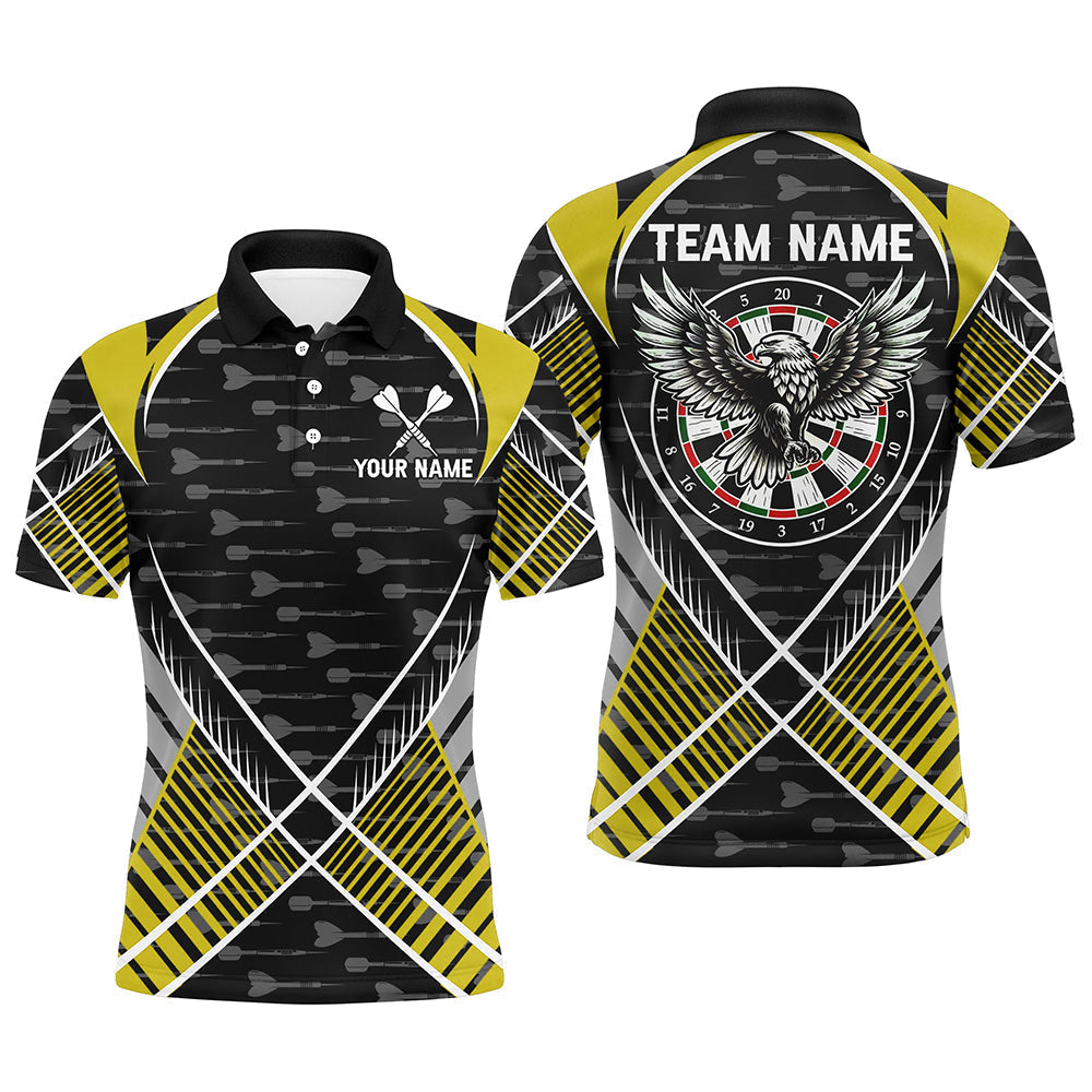 Darts Eagle Arrow Pattern Custom Polo Shirt for Men Size S-5XL Men's Polo Shirt