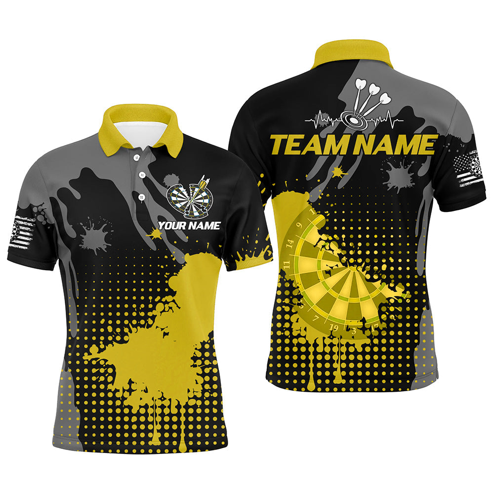Personalized Grunge Paint Darts Polo Shirt Size S-5XL Men's Polo Shirt