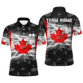 Custom Canadian Flag Dart Team Jerseys Men's Polo Shirt S-5XL