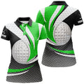 Custom Green Black Golf Outfit for Ladies Top Golf Gifts Women's Polo Shirts S-5XL