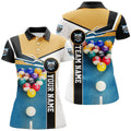 Custom 3D Billiard Ball Team Design Polo Shirts for Women's Polo Shirts S-5XL