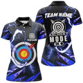 Custom Blue Thunder Archery Team Personalized Mode On Women's Polo Shirts S-5XL