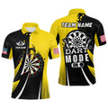 Personalized Yellow Dart Mode On Men Darts Men's Polo shirt Size S-5XL