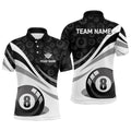 Custom 8 Ball Pool Billiard Jersey Personalized Men's Polo Shirt S-5XL