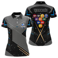 Custom Personalized 10 Ball Billiards Attire for Women Women's Polo Shirts S-5XL