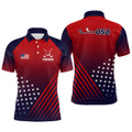 Custom Patriotic American Flag Custom Golf Shirt Best Men's Polo Shirt S-5XL