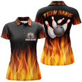 Custom Personalized Bowling for With Team Name Women's Polo Shirts S-5XL