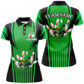 Custom Personalized Shirt for Lucky Bowling Team Women's Polo Shirts S-5XL