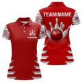 Custom Bowling Team League Shirt for Bowling Women's Polo Shirts S-5XL