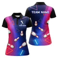 Custom Name 3D Bowling Shirt for Women Personalized Women's Polo Shirts S-5XL