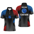 USA Bowling Shirt for Men Custom Team Jersey S-5XL Men's Polo Shirt