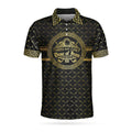 I Need My Daily Dose Of Iron Black Gold Luxury Greek Golf Men's Polo Shirt S-5XL