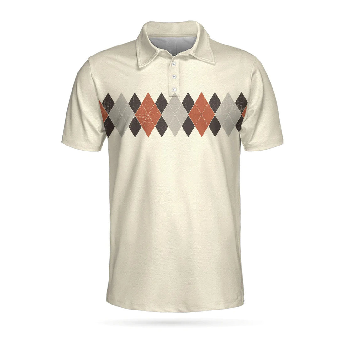 Argyle Pattern Golf Shirt You Wish To Hide Your Character Men's Polo Shirt S-5XL