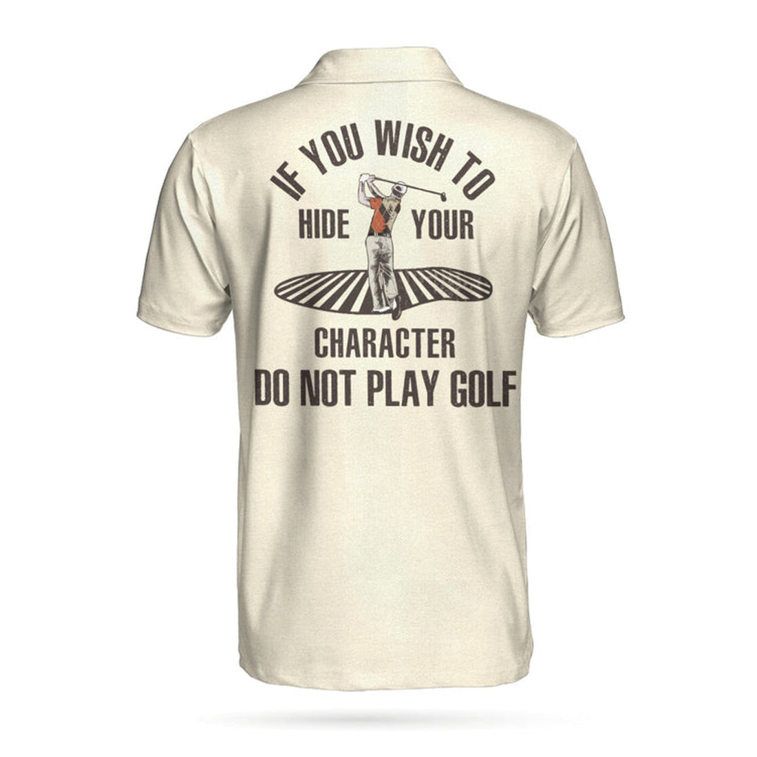 Funny Argyle Golf Shirt Men's Polo Shirt S-5XL