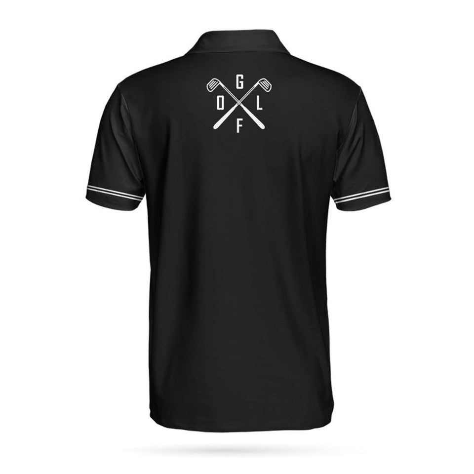 Just Golf It Skull Short Sleeve Golf Shirt for Men Men's Polo Shirt S-5XL