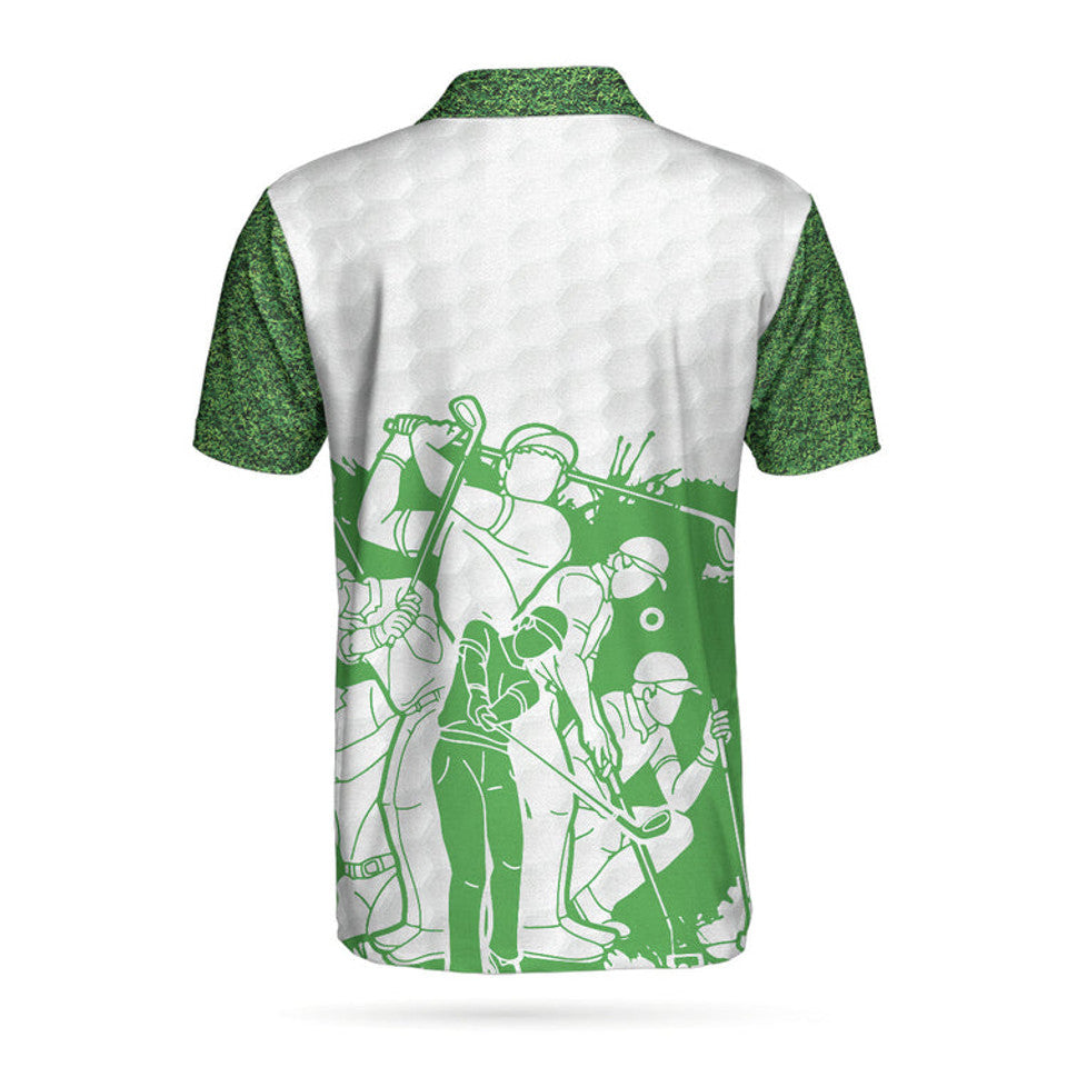King Of The Green Golf Shirt Cool Gift Men's Polo Shirt S-5XL