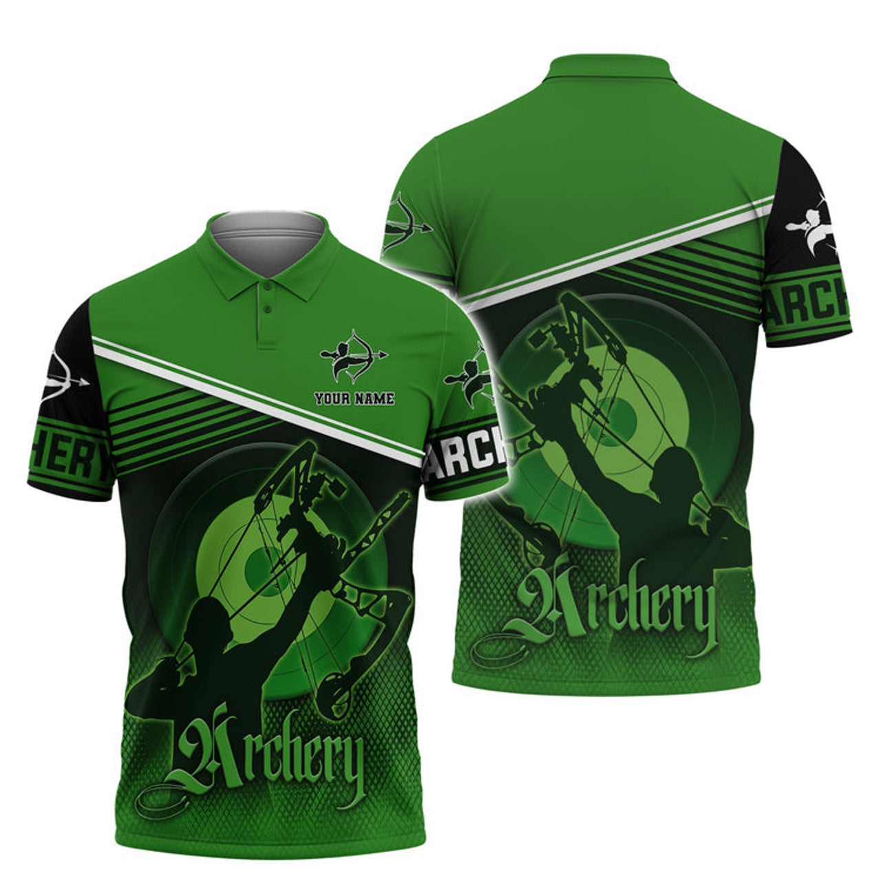 Personalized Sports Polo Shirt for Archery Team Men's Polo Shirt S-5XL
