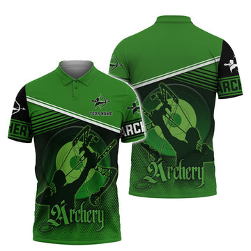 Personalized Sports Polo Shirt for Archery Team Men's Polo Shirt S-5XL