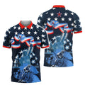 Independence Day Cycling Outfit Men's Polo Shirt S-5XL