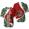 Mexico Day Fiesta Baseball Jersey Proud Mexican Baseball Jersey S-5XL