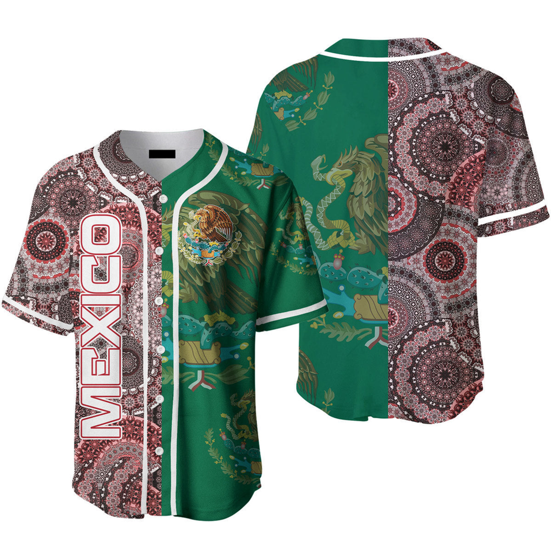 Personalized Mexico Vintage Baseball Jersey Gift Baseball Jersey S-5XL