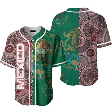 Personalized Mexico Vintage Baseball Jersey Gift Baseball Jersey S-5XL