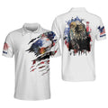 Custom All Over Print Eagle American Independence Outfit Men's Polo Shirt S-5XL