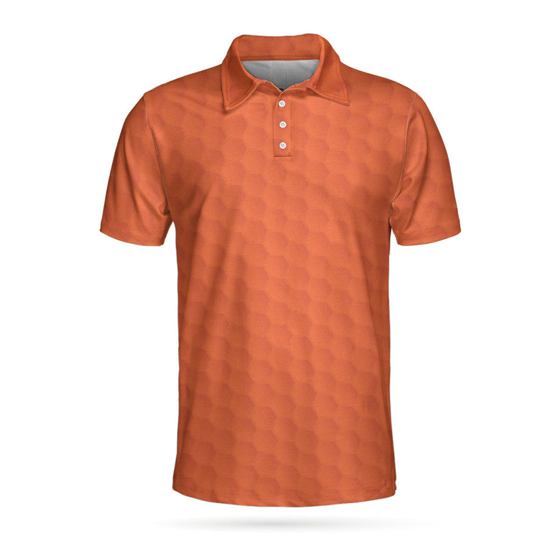 Orange Ball Pattern Short Sleeve For Golf All Over Print Men's Polo Shirt S-5XL