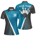 Custom Name Team Name Bowling Team Women's Polo Shirt S-5XL