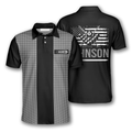 Custom 3D All Over Print Billiard Gingham Shirt for Men Men's Polo Shirt S-5XL