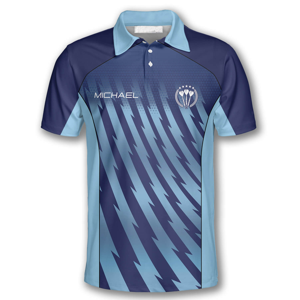 Custom Darts Polo Shirt for Men Gift for Dart Player Men's Polo Shirt S-5XL