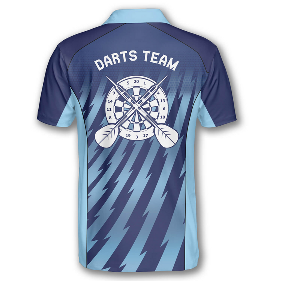 Custom Darts Polo Shirt for Men Gift for Dart Player Men's Polo Shirt S-5XL