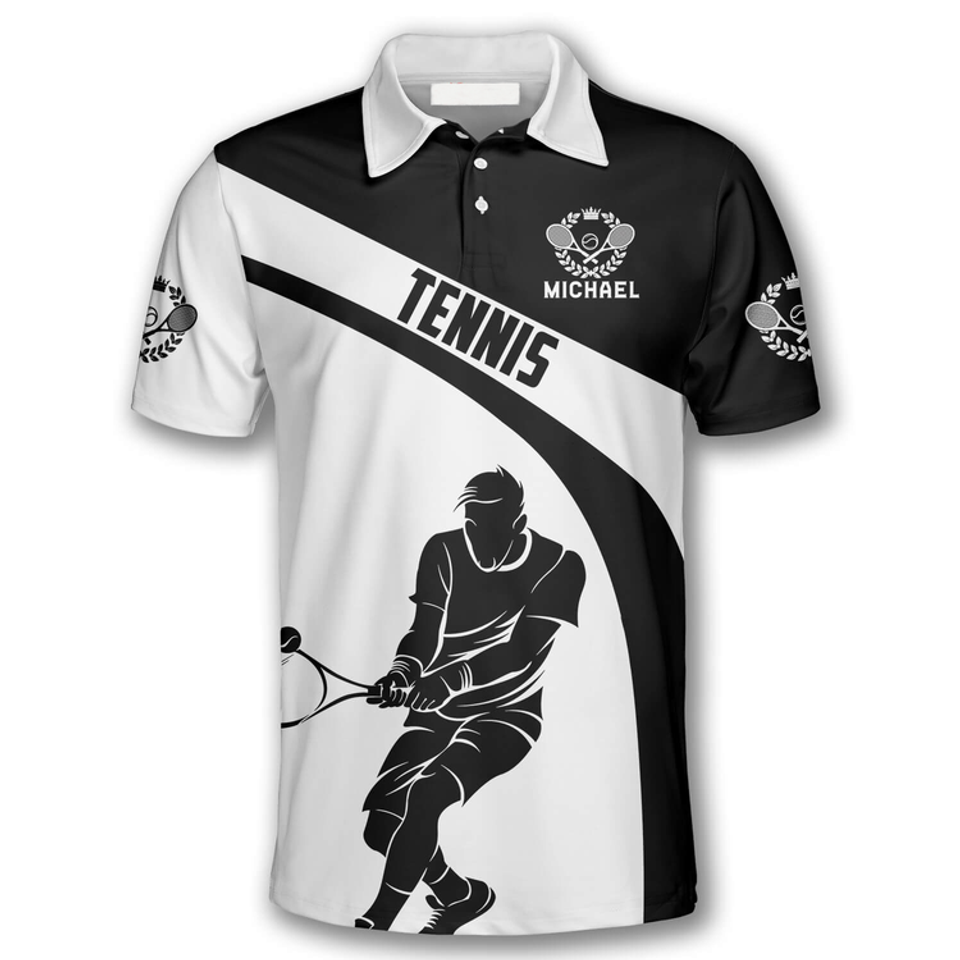 Custom I Play Tennis Because I Like It Tennis Men's Polo Shirt S-5XL