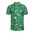 Seamless Texture Pattern Billiards Gift For Billiards Lovers Men's Polo Shirt