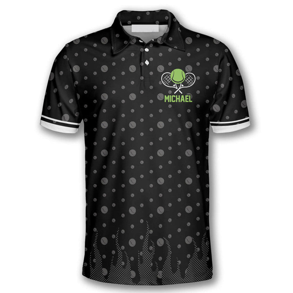 Personalized Tennis The Voices In My Head All Over Print Men's Polo Shirt S-5XL