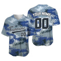 Custom Camo Baseball Jersey Team Name Sport Uniform Baseball Jersey S-5XL
