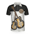 Where Words Fail Music Speaks Guitar Shirt Perfect Gift Men's Polo Shirt S-5XL