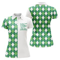 Golf Argyle Plaid I'm A Simple I Like Golf And Believe In Women's Polo Shirts S-5XL